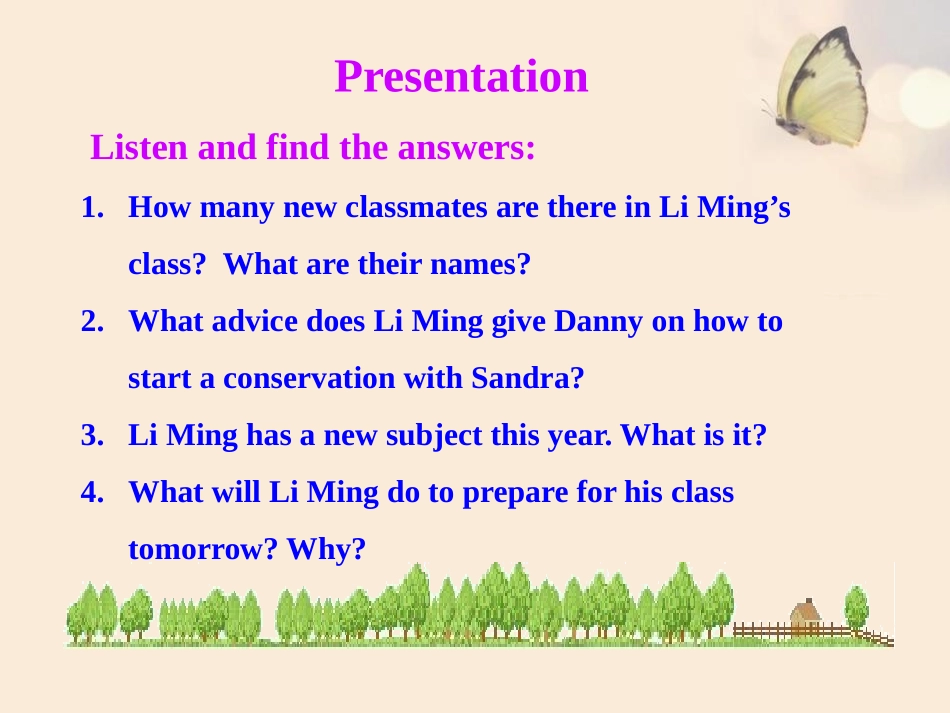《Back to School》Me and My Class PPT课件_第3页
