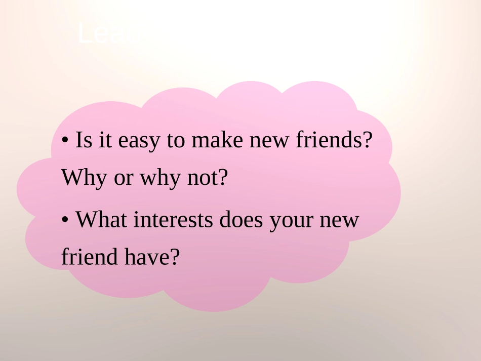 《Getting to know you》Me and My Class PPT课件_第3页
