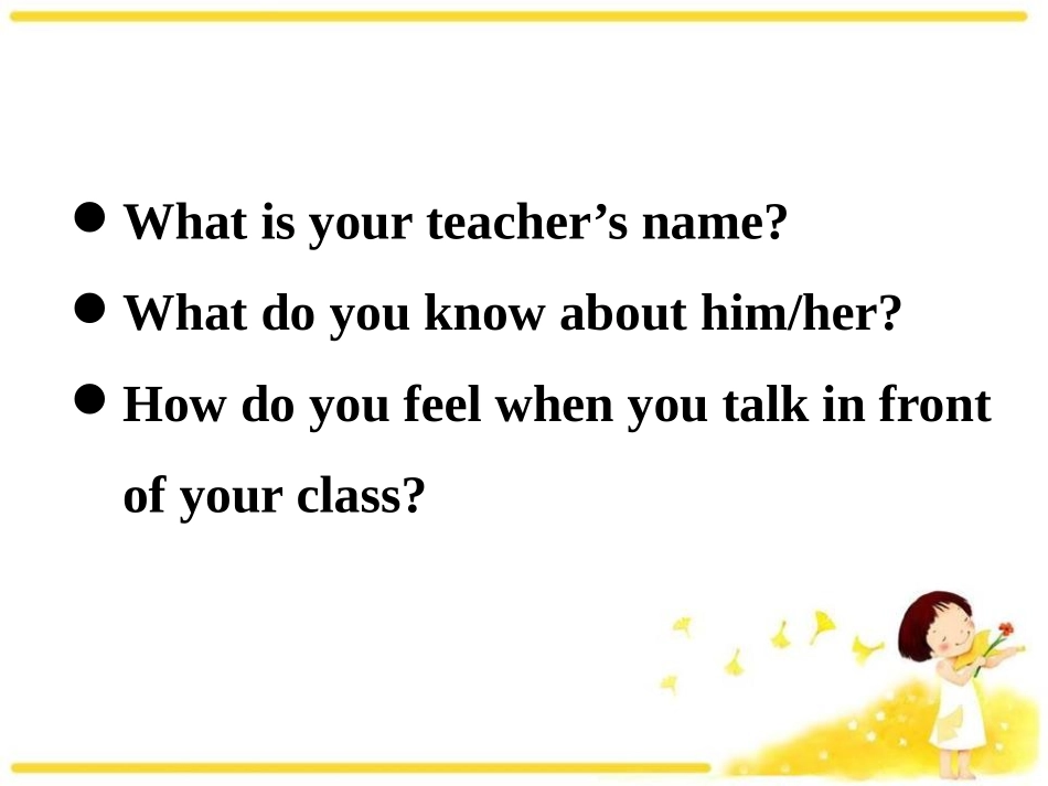 《Meet Ms.Liu》Me and My Class PPT课件_第3页
