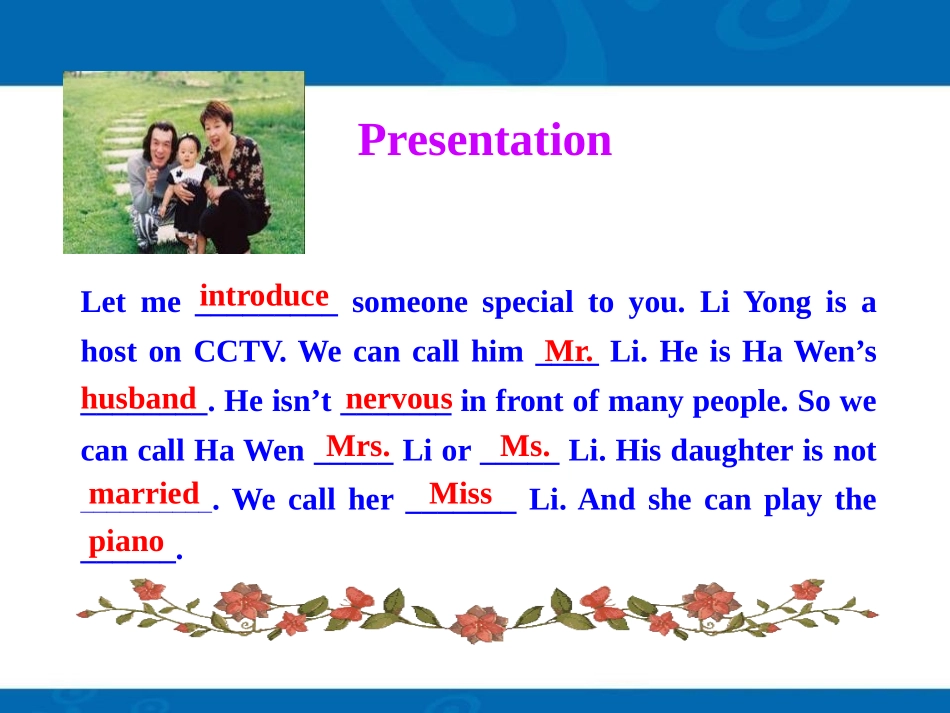 《Meet Ms.Liu》Me and My Class PPT教学课件_第3页