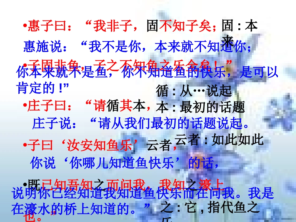 《庄子与惠子游于濠梁》PPT课件[部编版九年级语文下册]_第3页