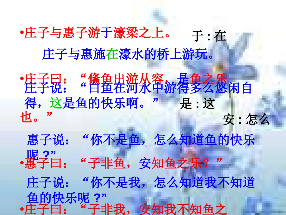 《庄子与惠子游于濠梁》PPT课件[部编版九年级语文下册]_第2页