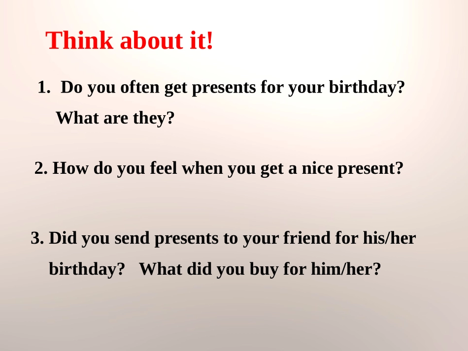《A Present for Li Ming》Families Celebrate Together PPT课件_第3页