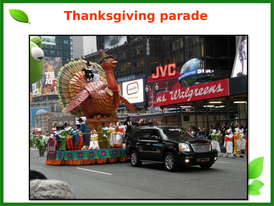 《Happy Thanksgiving!》Families Celebrate Together PPT课件_第3页