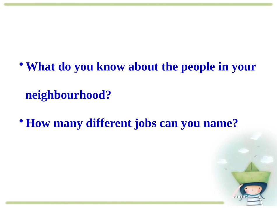 《People in My Neighbourhood》My Neighbourhood PPT课件_第3页