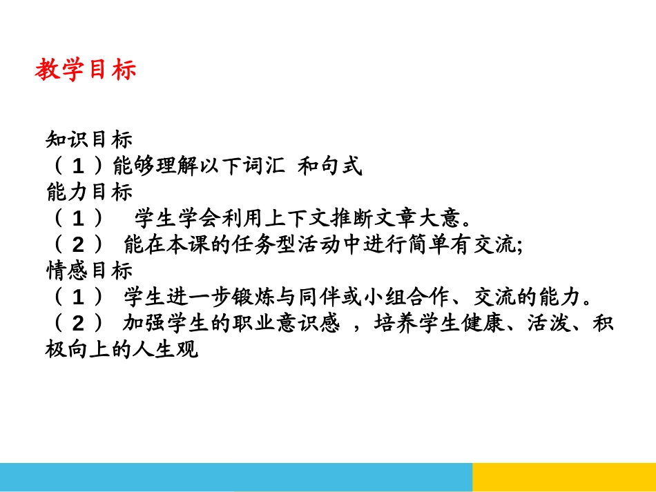《I Want to Be a Teacher》My Future PPT教学课件_第2页