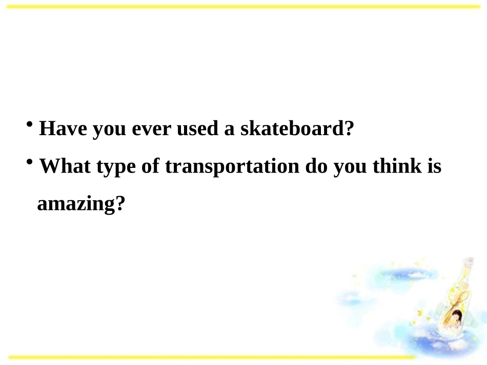《Future Transportation》Go with Transportation! PPT课件_第3页