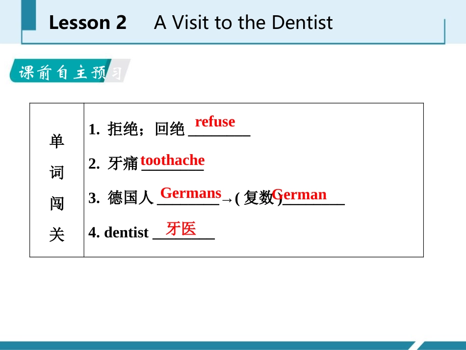 《A Visit to the Dentist》Stay healthy PPT免费课件_第2页