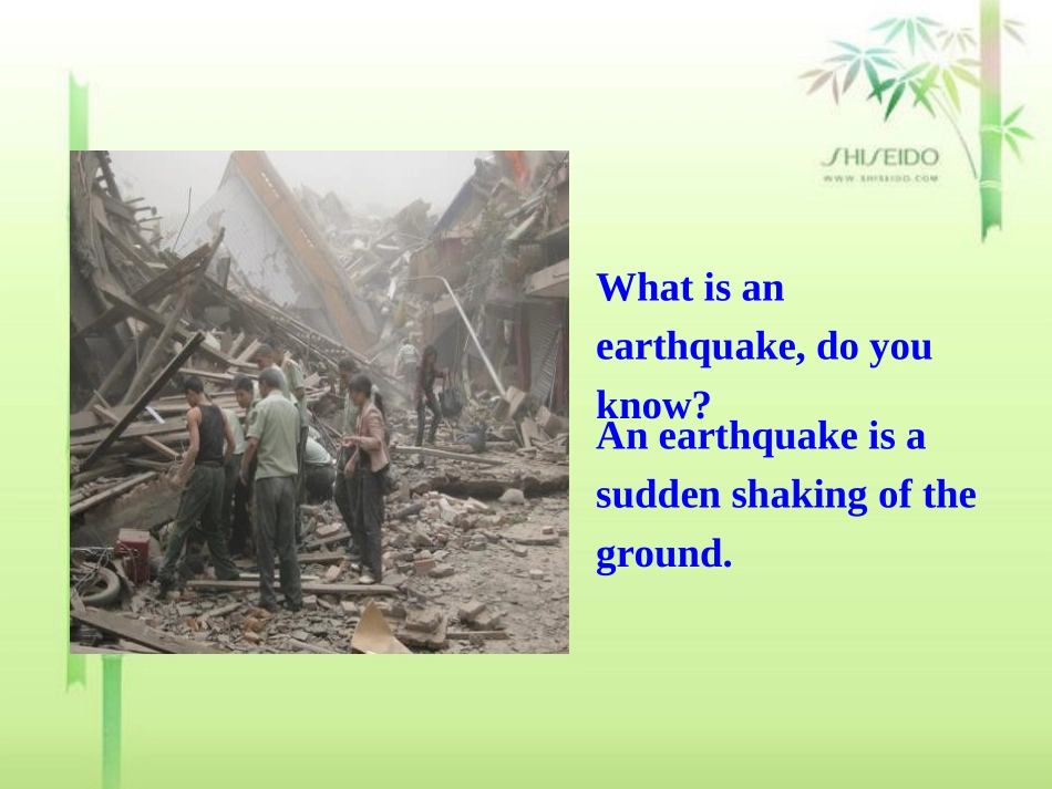 《Staying Safe in an Earthquake》Safety PPT课件_第2页