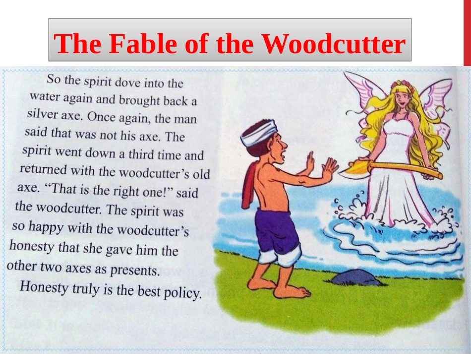 《The Fable of the Woodcutter》Stories and Poems PPT课件_第2页
