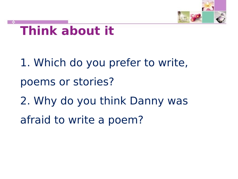 《Writing a Poem》Stories and Poems PPT课件_第3页