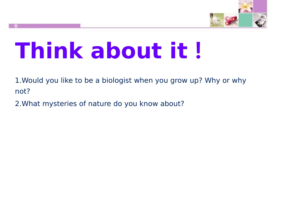 《The Study of Living Things》Look into Science! PPT课件_第2页