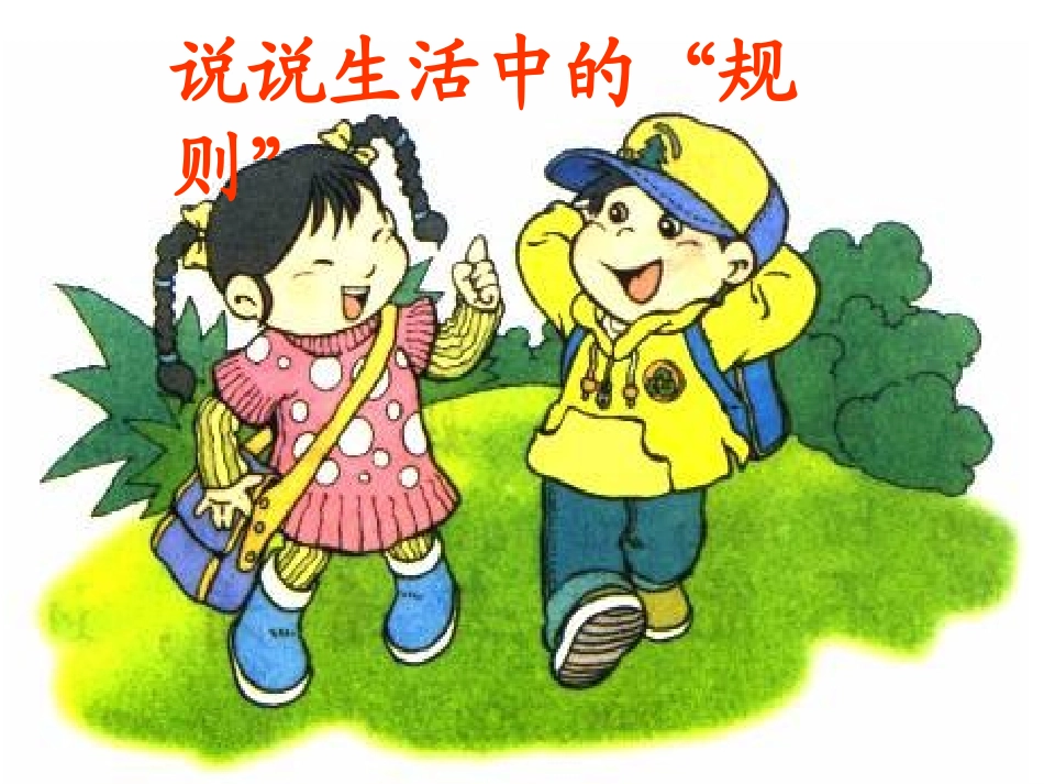 《谁说没有规则》PPT课件[北师大版四年级语文下册]_第3页