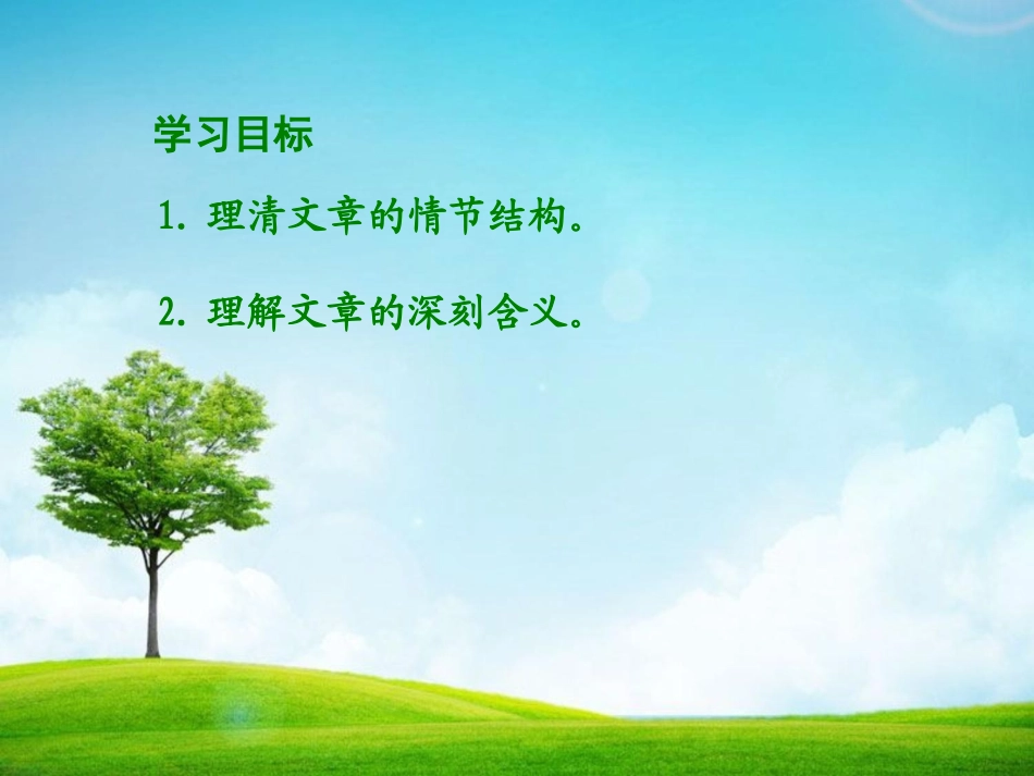 《爸爸带我去爬树》PPT课件[北师大版六年级语文下册]_第2页