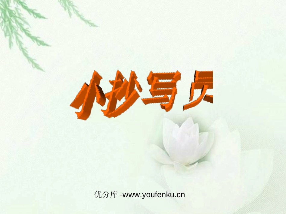 《小抄写员》PPT课件[北师大版六年级语文下册]_第1页
