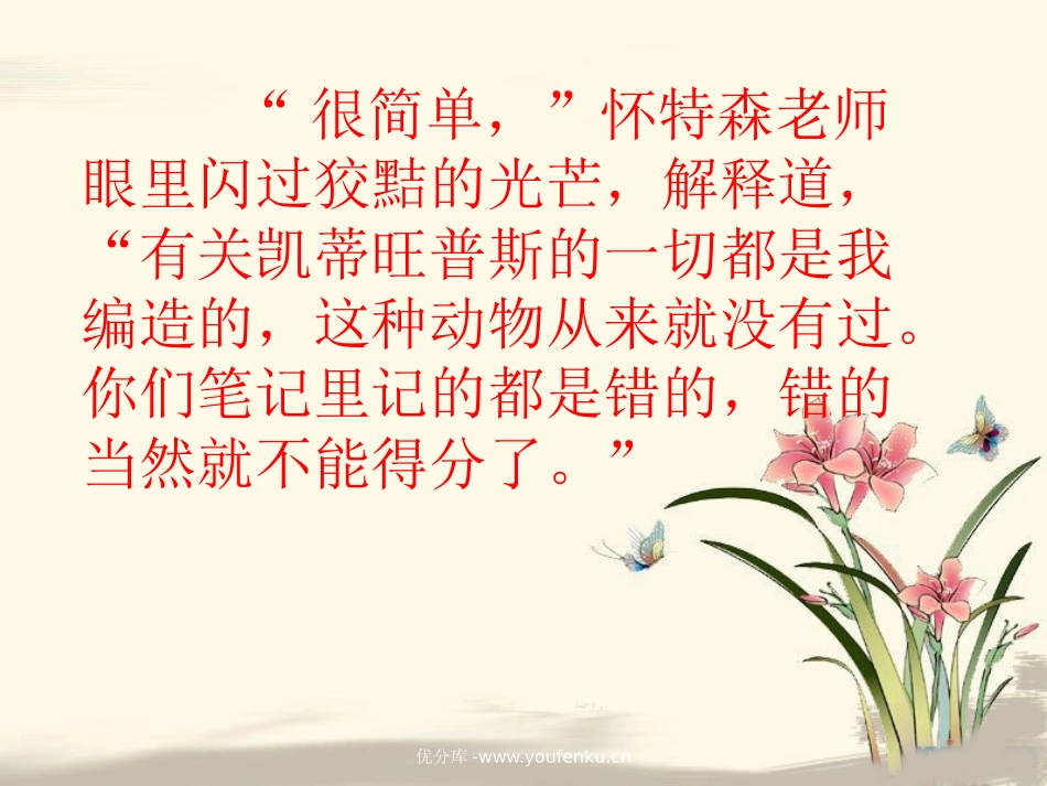 《一个这样的老师》PPT课件[北师大版六年级语文下册]_第3页