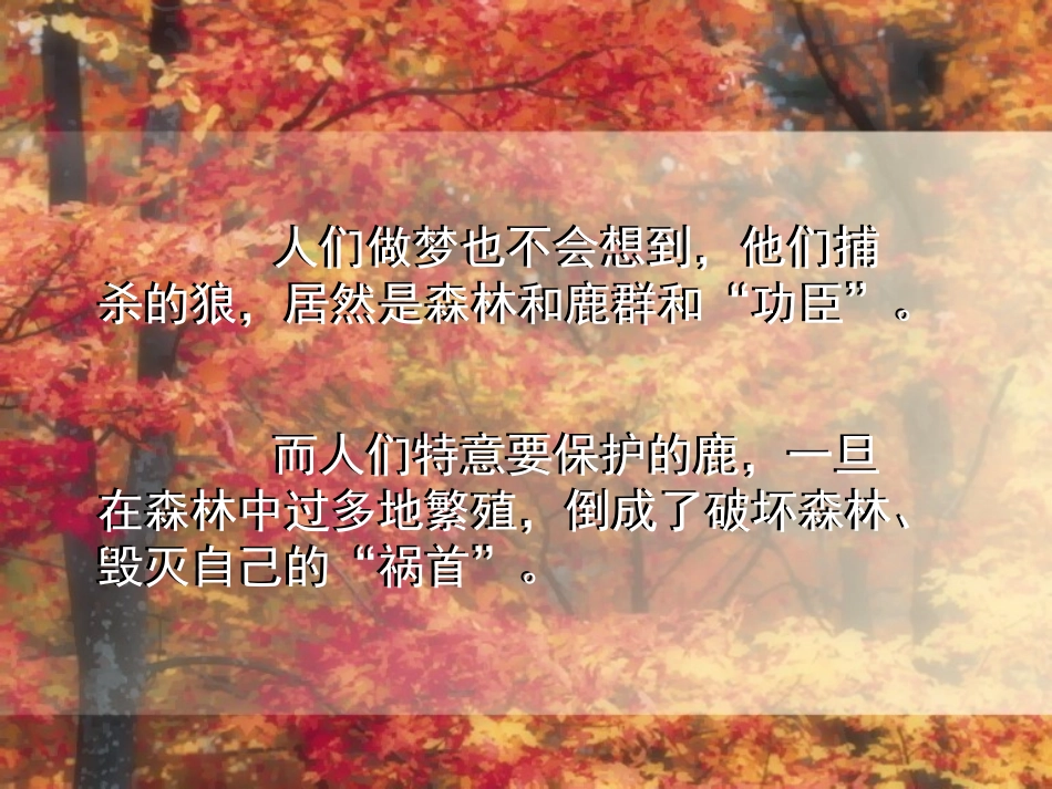 《狼和鹿》PPT课件[苏教版三年级语文下册]_第2页