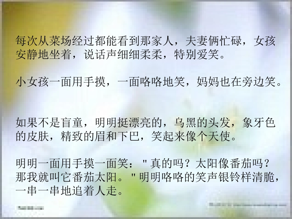 《番茄太阳》PPT课件[苏教版四年级语文下册]_第2页