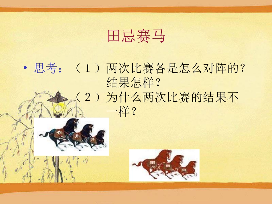《田忌赛马》PPT课件[西师大版四年级语文下册]_第3页