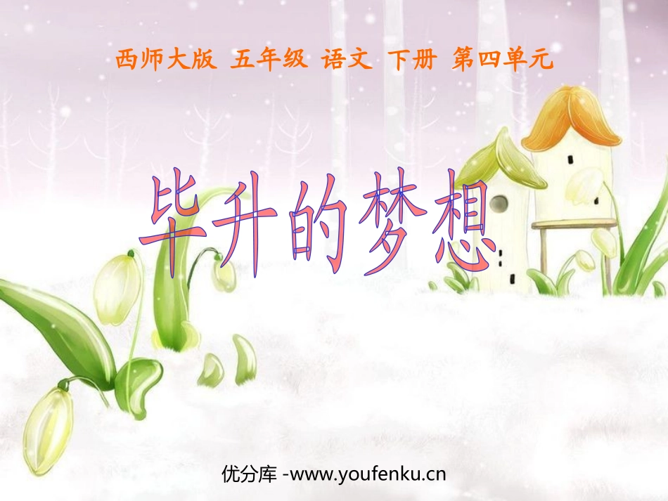 《毕升的梦想》PPT课件[西师大版五年级语文下册]_第1页
