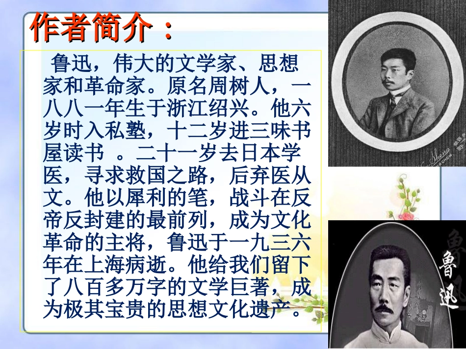 《从百草园到三味书屋》PPT课件[苏教版七年级语文下册]_第2页