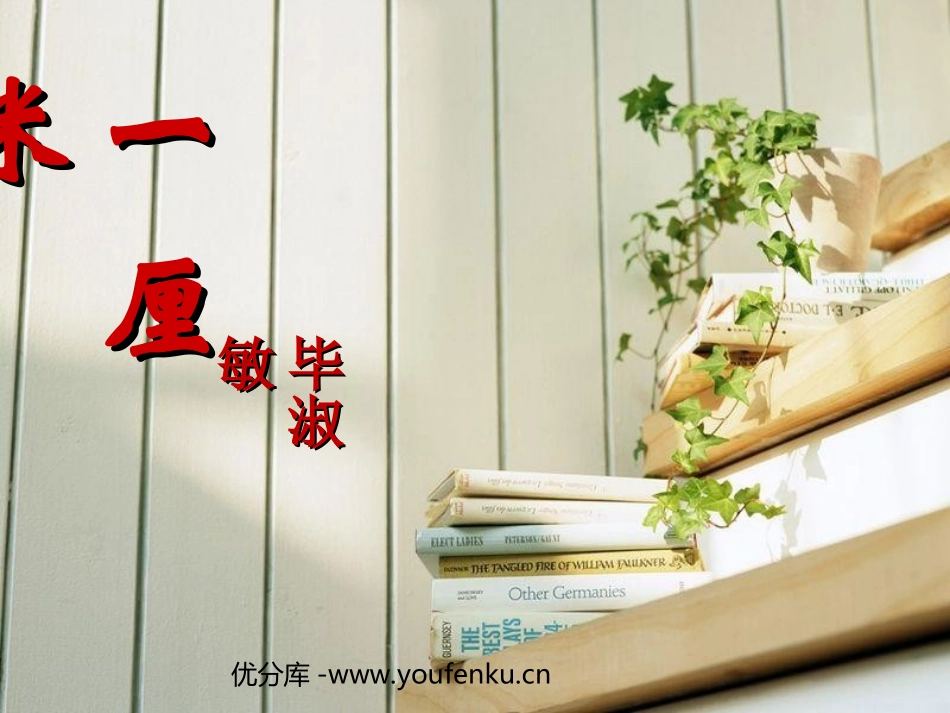 《一厘米》PPT课件[苏教版九年级语文下册]_第1页