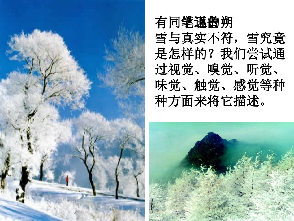 《雪》PPT课件[苏教版九年级语文下册]_第2页