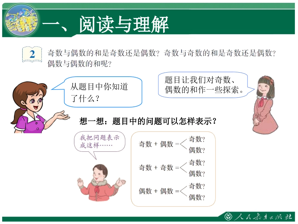 《两数之和的奇偶性》因数与倍数PPT课件[人教版五年级数学]_第2页