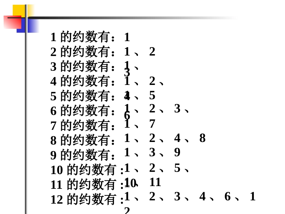 《质数和合数》因数与倍数PPT课件[人教版五年级数学下册]_第2页