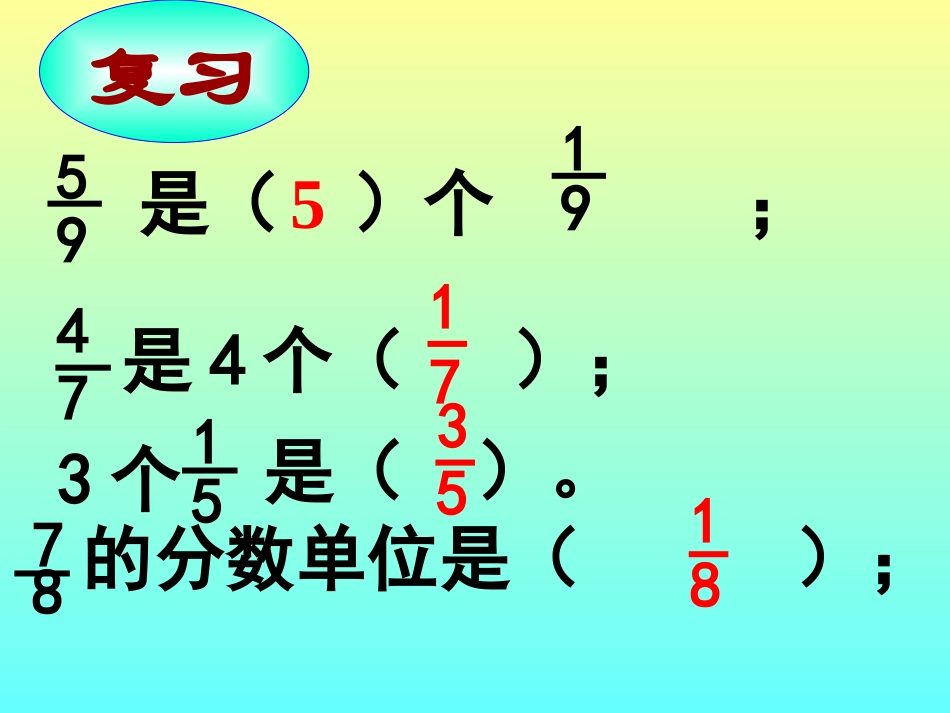 《同分母分数加、减法》分数的加法和减法PPT课件_第2页