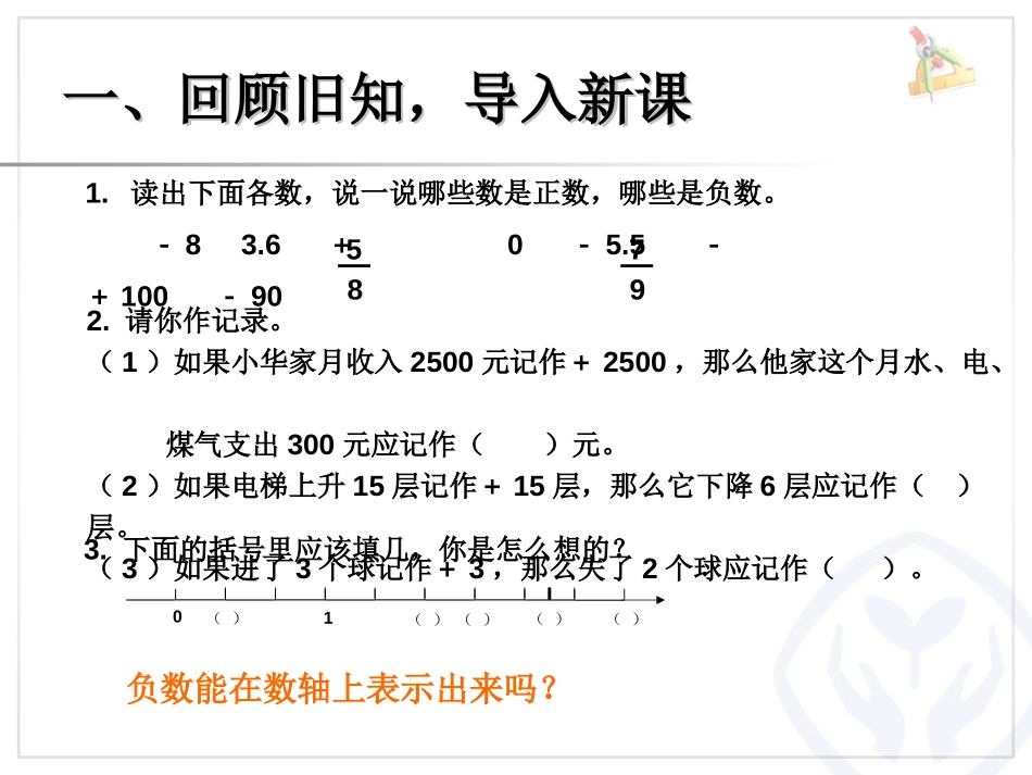 《负数例题》负数PPT课件[人教版六年级数学下册]_第1页