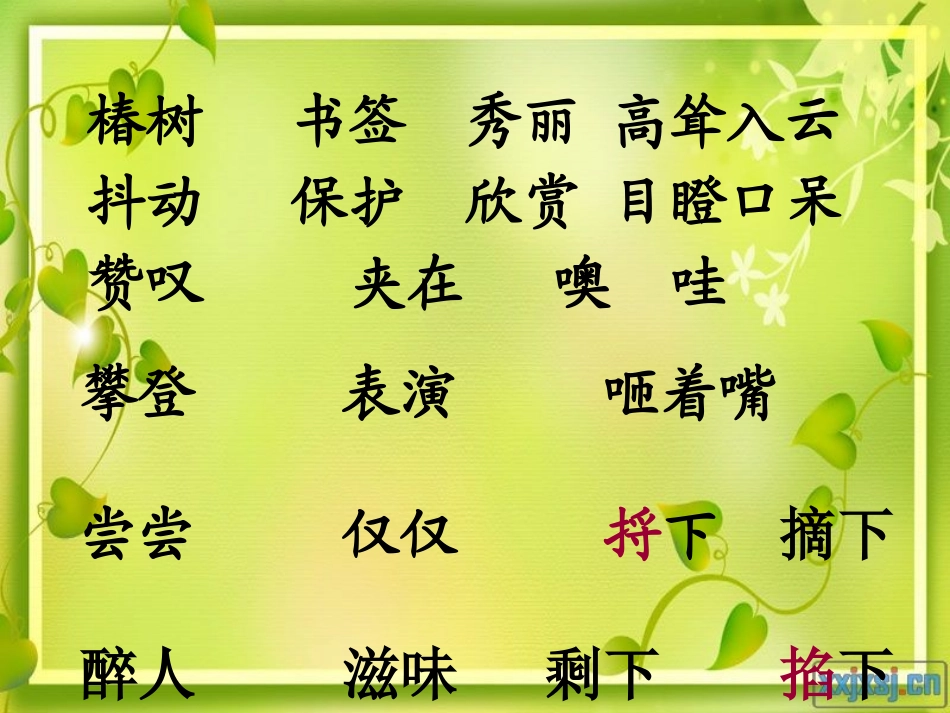 《一片树叶》PPT课件[北师大版二年级语文下册]_第3页