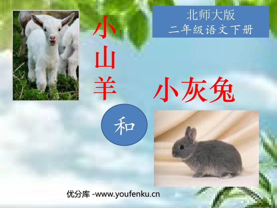 《小山羊和小灰兔》PPT课件[北师大版二年级语文下册]_第1页