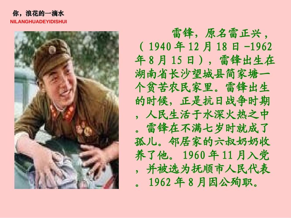 《你,浪花的一滴水》PPT课件[北师大版六年级语文下册]_第3页