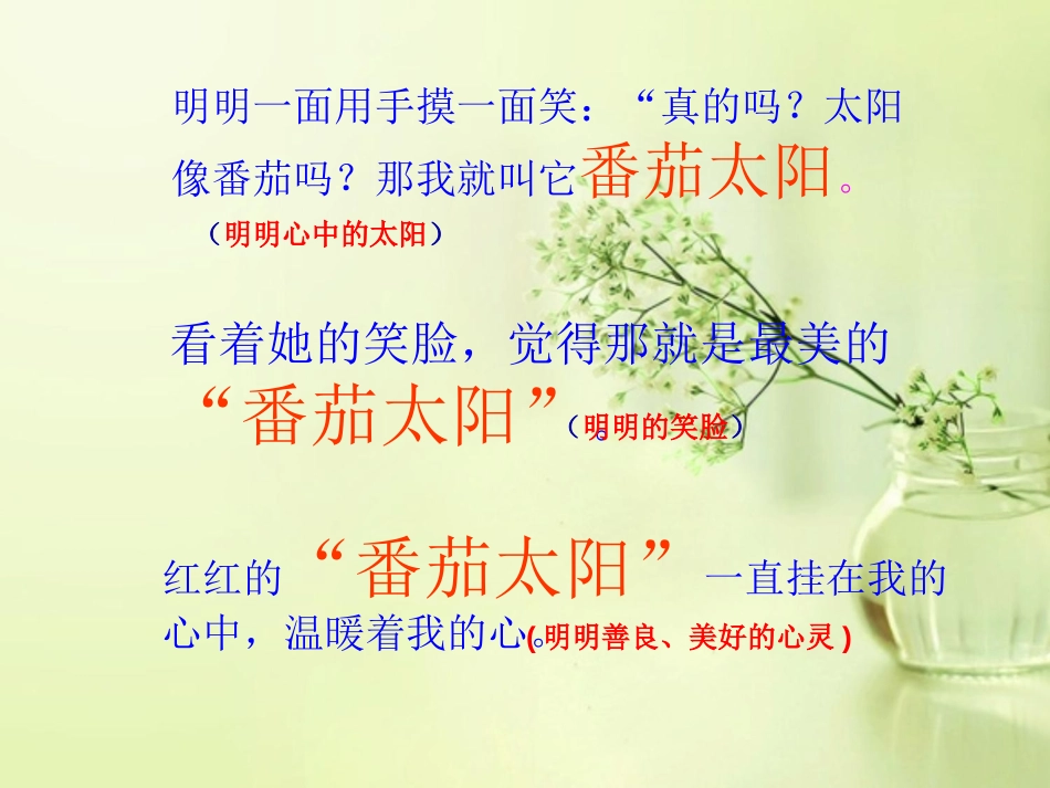 《番茄太阳》PPT课件[苏教版四年级语文下册]_第2页