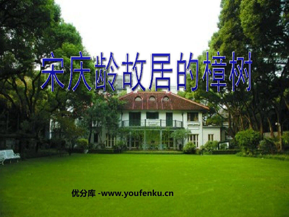 《宋庆龄故居的樟树》PPT课件[苏教版四年级语文下册]_第1页