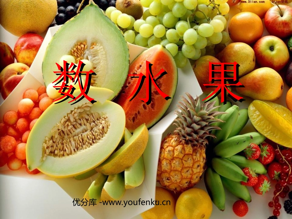 《数水果》PPT课件[西师大版二年级语文下册]_第1页