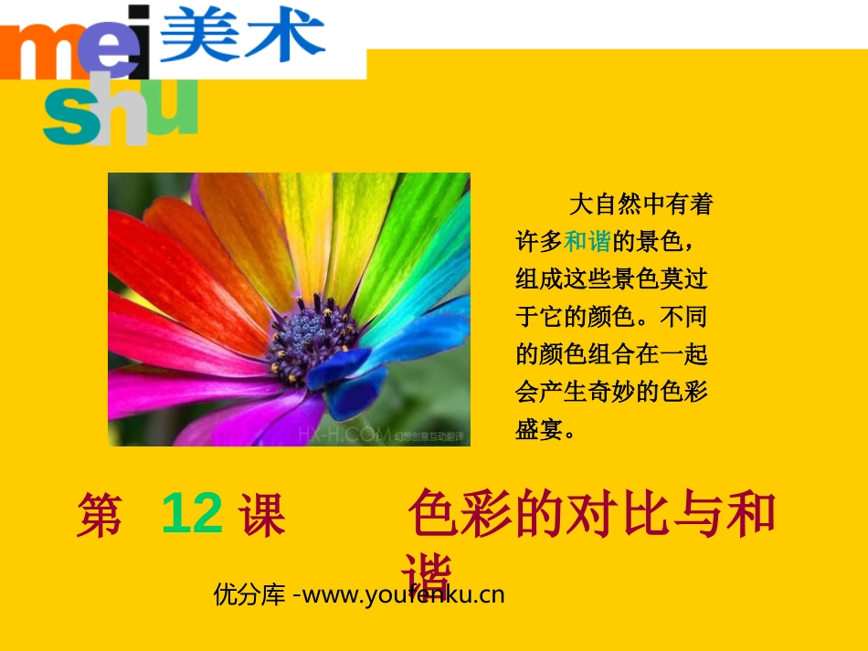 《色彩的对比与和谐》PPT课件[四年级美术下册]_第1页