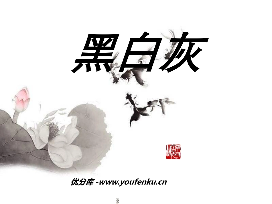 《黑白灰》PPT课件[五年级美术下册]_第1页