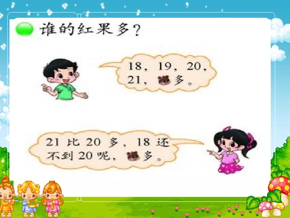 《谁的红果多》PPT课件[北师大版一年级数学下册]_第3页