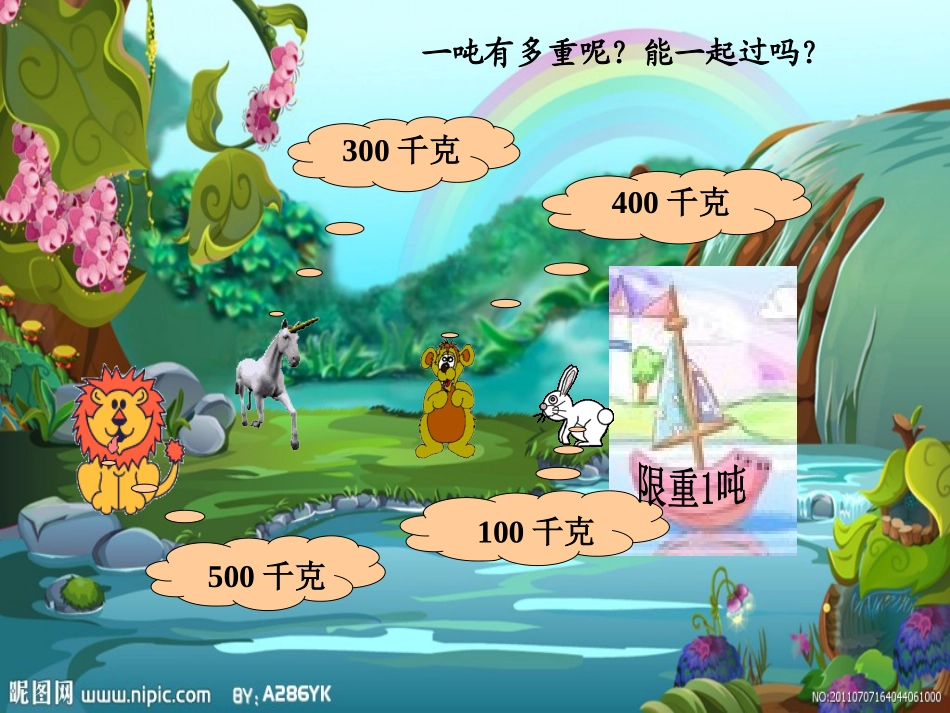 《1吨有多重》千克克吨PPT课件[北师大版三年级数学下册]_第3页