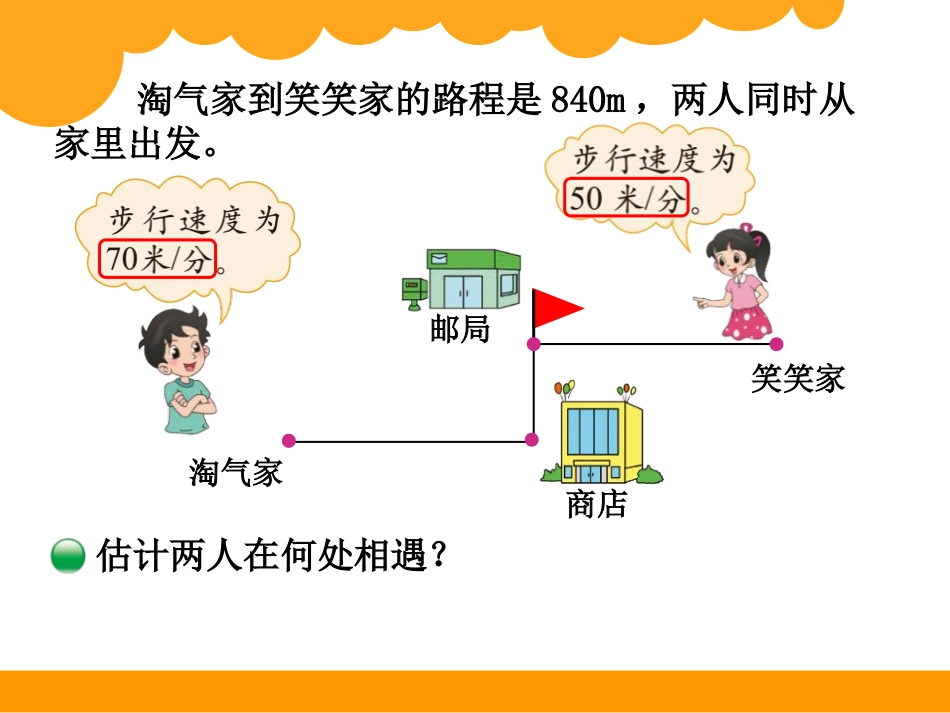 《相遇问题》用方程解决问题PPT课件[北师大版五年级数学]_第1页