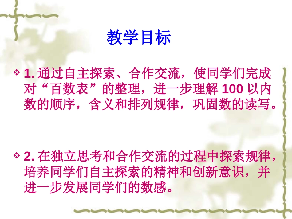 《100以内数的顺序》认识100以内的数PPT课件_第1页