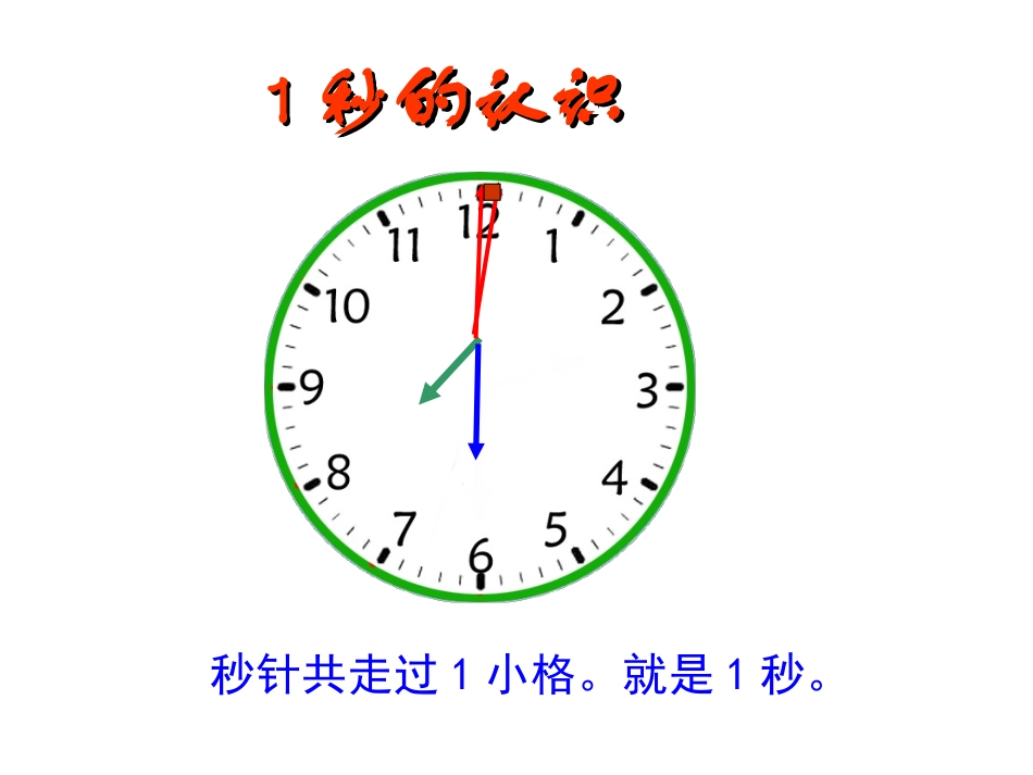 《秒的认识》时分秒PPT课件[苏教版二年级数学下册]_第3页