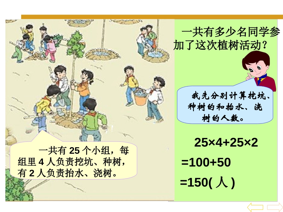 《乘法分配律》运算律PPT课件[苏教版四年级数学下册]_第3页