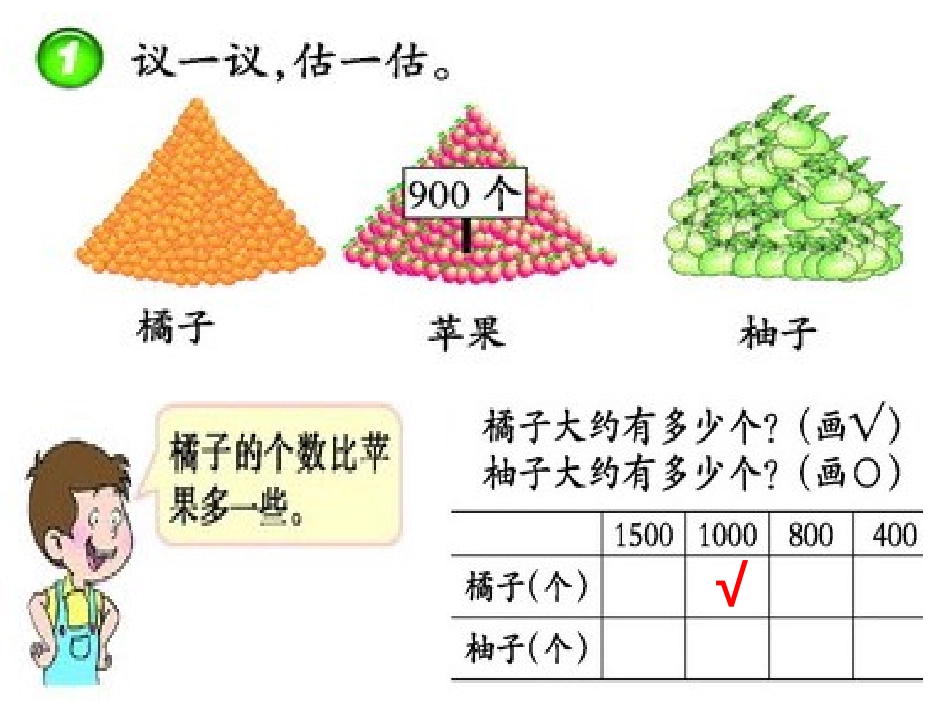 《较大数的估计》万以内的数PPT课件[西师大版二年级数学]_第2页