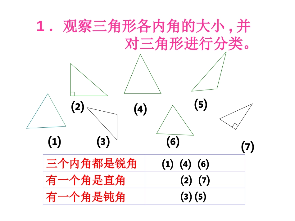 《三角形的分类》三角形PPT课件[西师大版四年级数学下册]_第3页