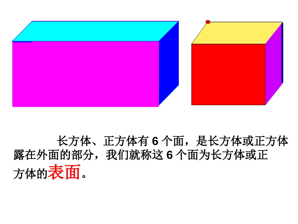 《长方体和正方体的表面积》长方体和正方体的认识PPT课件_第2页
