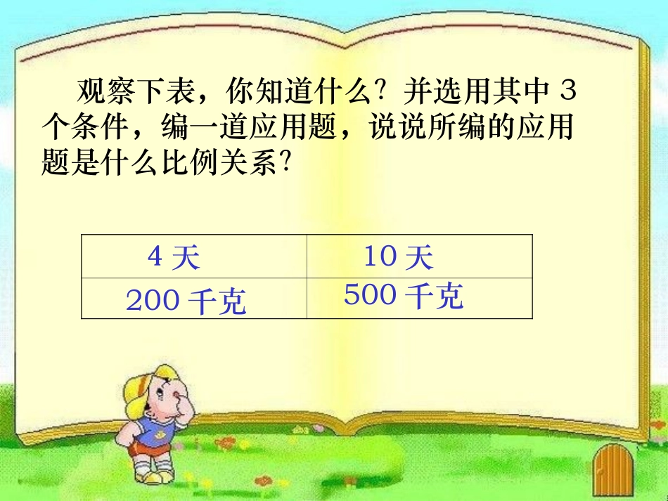 《比例的应用练习》正比例和反比例PPT课件[西师大版六年级数学]_第3页