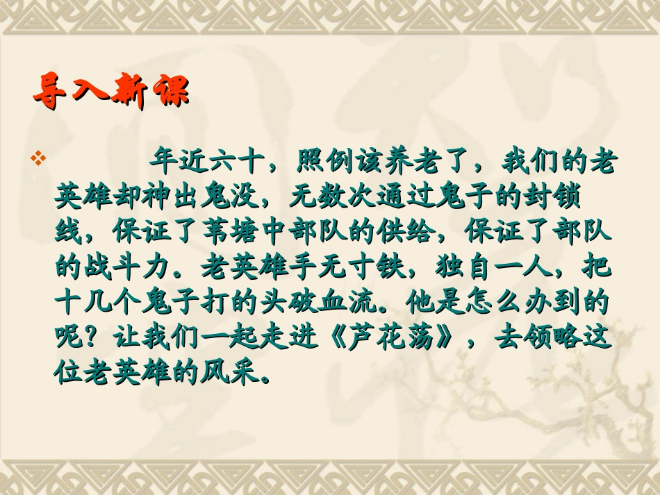 《芦花荡》PPT课件[部编版八年级语文上册]_第3页